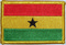 Aufnher Flagge Ghana
 (8,5 x 5,5 cm) Flagge Flaggen Fahne Fahnen kaufen bestellen Shop