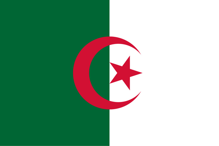 Flagge Algerien
im Querformat (Glanzpolyester) Bild von Flagge Algerien im Querformat (Glanzpolyester)-Fahne Flagge Algerien im Querformat (Glanzpolyester)-Flagge im Fahnenshop bestellen
