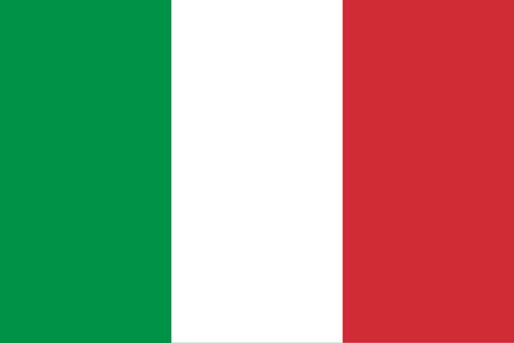 Flagge Italien
im Querformat (Glanzpolyester) Bild von Flagge Italien im Querformat (Glanzpolyester)-Fahne Flagge Italien im Querformat (Glanzpolyester)-Flagge im Fahnenshop bestellen
