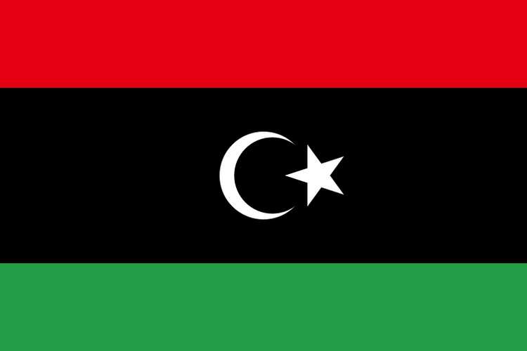 Flagge Libyen
im Querformat (Glanzpolyester) Bild von Flagge Libyen im Querformat (Glanzpolyester)-Fahne Flagge Libyen im Querformat (Glanzpolyester)-Flagge im Fahnenshop bestellen