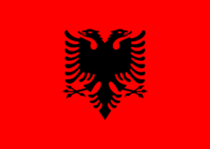 Flagge Fahne Albanien Bootsflagge Bootsfahne 
