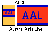 [Austral Asia Line houseflag and funnel]