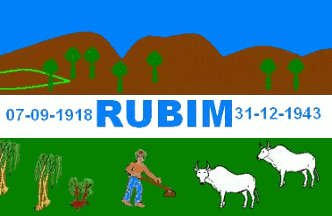 [Flag of Rubim, Minas Gerais