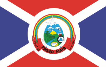 [Flag of Passos Maia,
SC (Brazil)]