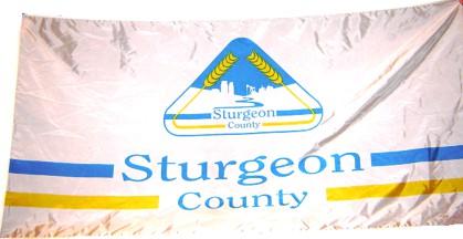 [former flag of Sturgeon County]