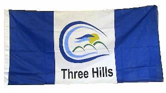 [flag of Three Hills]