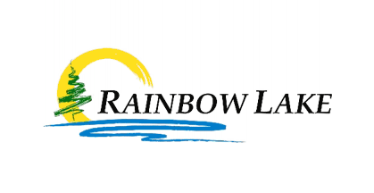 [flag of Rainbow Lake]