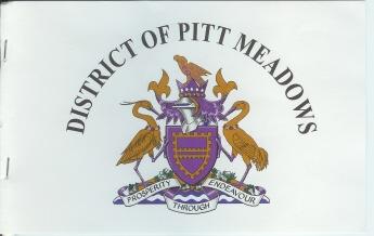 [scan of paper flag of Pitt Meadows]