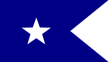 [Historical naval pennant flag]