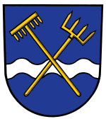 [Mokré Lazce coat of arms]
