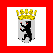[Car Flag for Authorities (Berlin, Germany)]