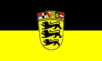 [State Flag variant 1 (Baden-Württemberg, Germany)]