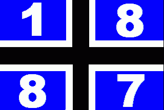 [Hamburger SV cross flag variant (Football Club, Germany)]