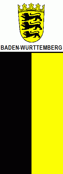 [State Flag variant 3 (Baden-Württemberg, Germany)]