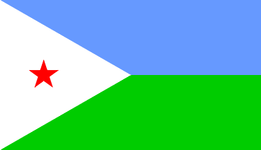 Flagge Dschibuti 90 x 150 cm Fahne