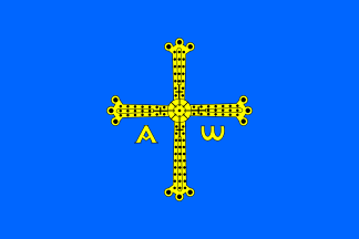 [Ceremonial Flag of Asturias (Spain)]
