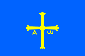 [Asturias (Spain), centered cross]
