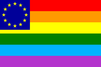 Fahnen Flaggen 90x150 cm Deutschland  Pirat LGBT Gay Europa EU 