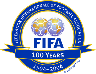 [The Centenial emblem of FIFA.]