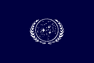 Fahne Flagge United Federation of Planets 90 x 150 cm 