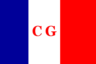 [De Gaulle's ensign]
