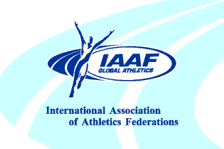 [International Association of Athletics Federations flag]