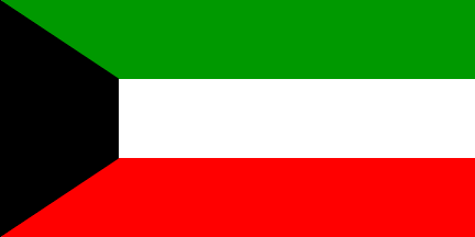 Kuwait Banner kuwaitische Fahnen Flaggen 30x45cm 