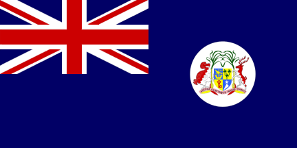1869-1923 Mauritius flag