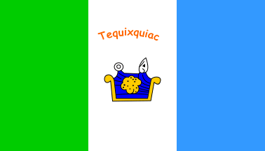 Flag of Tequixquiac, State of Mexico (Mexico)