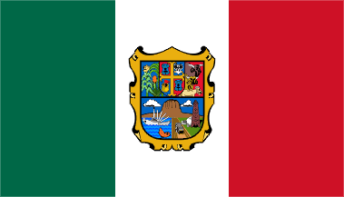 Tamaulipas unofficial tricolor flag