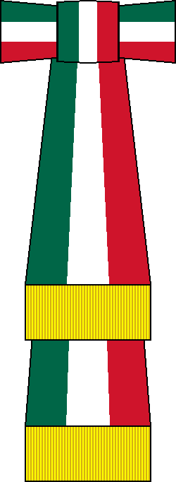 [Corbata / Cravatta for Mexican flags to be used indoors or parades]