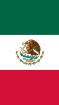 [National Flag of Mexico: vertical hanging flag]