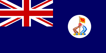 [Blue ensign of the British North Borneo Company (North Borneo, Malaysia)]