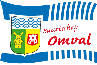 [flag of Omval village]