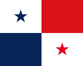 Panama Stockflagge Flaggen Fahnen Stockfahne 30x45cm 