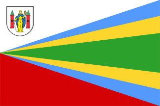 [Góra district flag]