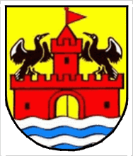 [Jedwabno coat of arms]