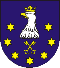 [Ostrzeszów county Coat of Arms]