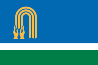 Flag of Oktyabrsky District