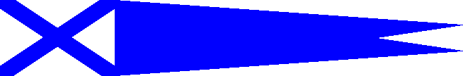 1743 blue pennant