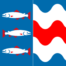 [flag of Västernorrlands county]