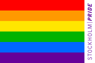 [Rainbow flag in Stockholm]