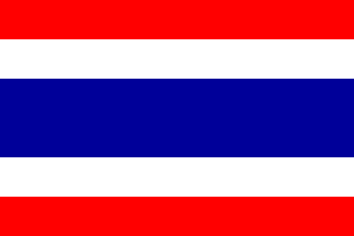 Tischflagge Thailand thailändische Tischfahne 15x22cm 