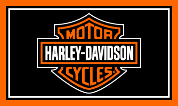 Harley-Davidson  Bar & Shield  Fahne 