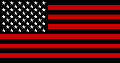 2 Stück Taktische US-Flagge Patch – Schwarz/dunkel, 8 X 4,5 Cm, PVC-Gummi Mit Klett