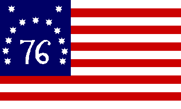 [U.S. 13 star Bennington flag 1777 ]