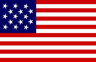 [U.S. 13 star Fort McHenry flag 1777 ]