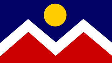 Denver, Colorado (U.S.) - Fahnen Flaggen Fahne Flagge Flaggenshop ...