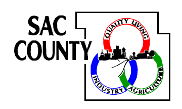 [Former Flag of Sac County, Iowa]