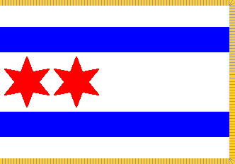 Fahne Flagge Chicago 60 x 90 cm Bootsflagge Premiumqualität